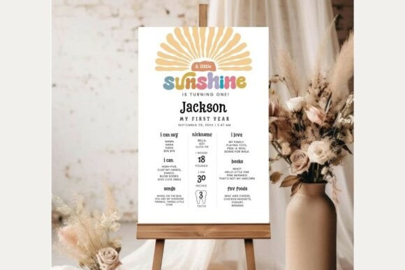 Baby Shower Welcome Sign Template 398