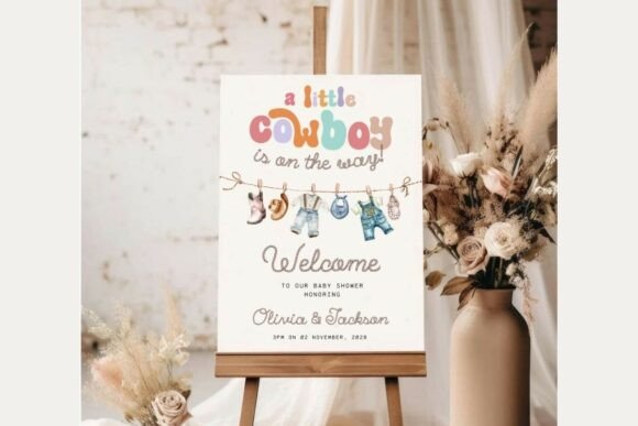 Baby Shower Welcome Sign Template 441
