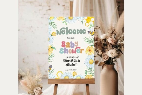 Baby Shower Welcome Sign Template 442