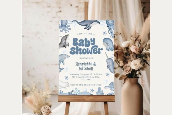 Baby Shower Welcome Sign Template 443