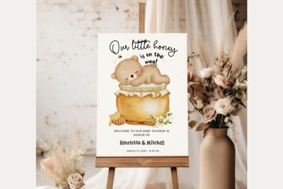 Baby Shower Welcome Sign Template 451