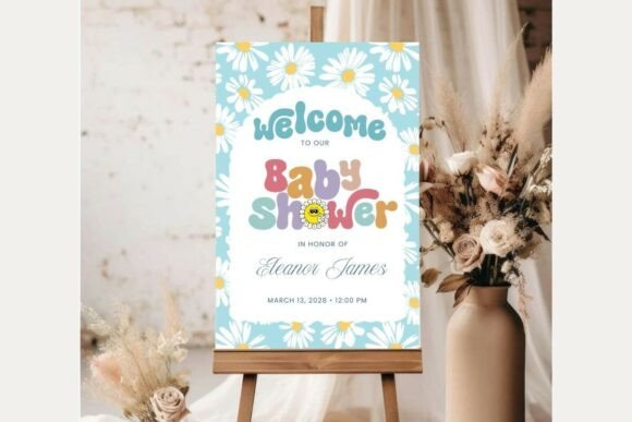 Baby Shower Welcome Sign Template 456
