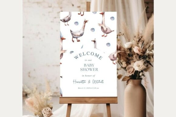 Baby Shower Welcome Sign Template 460