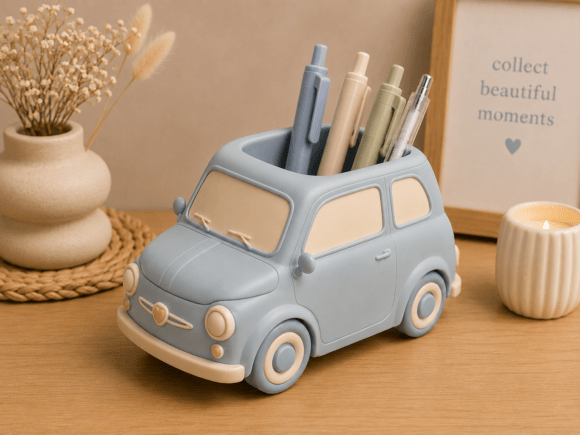 Retro Roller Skate Pen Holder STL | Vintage 3D Printable Desk Organizer - Image 20
