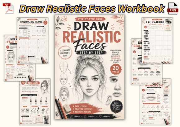 Draw Realistic Faces Step by Step