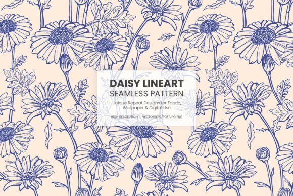 Elegant Vintage Botanical Patten