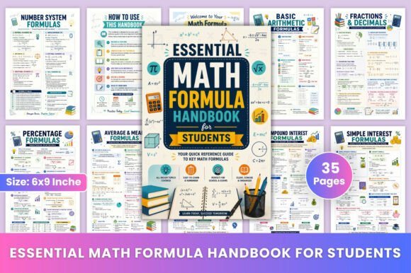 Essential Math Formula Handbook for