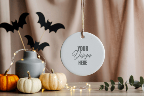 Halloween Ornament Mockup