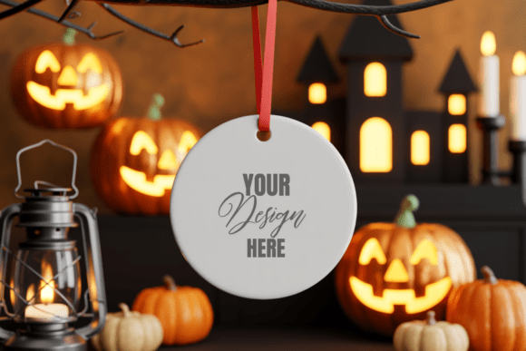 Halloween Ornament Mockup