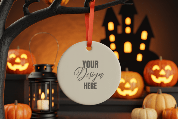 Halloween Ornament Mockup