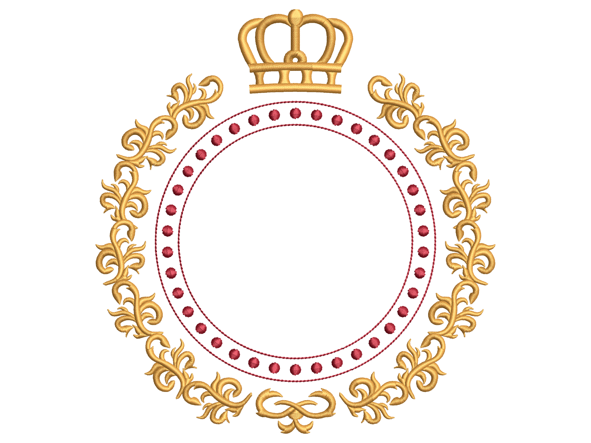 Royal Ornate Crown Frame