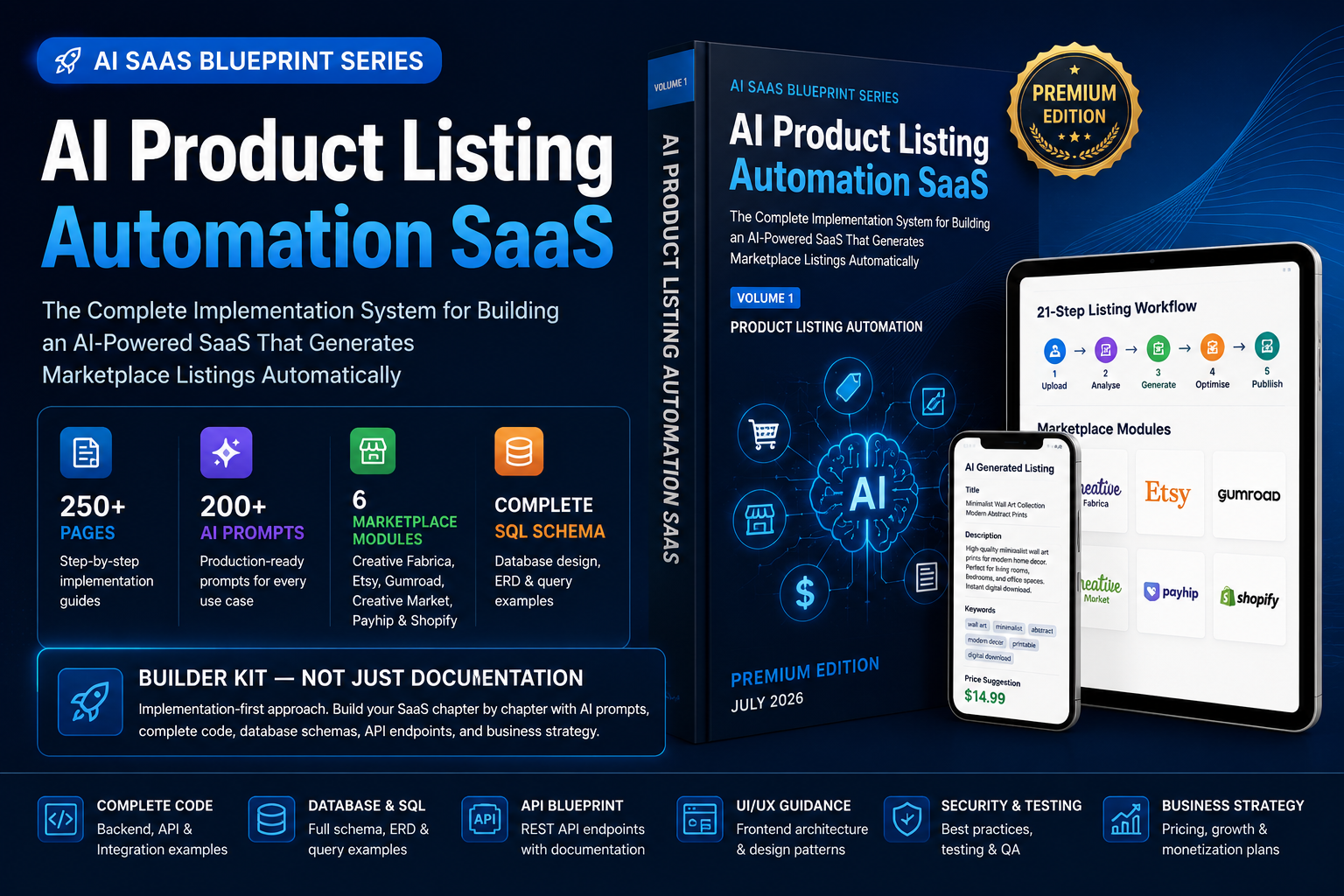 AI Product Listing SaaS Builder Kit