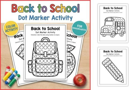 Back to School I Spy Worksheets Graphic by TheStudyKits · Creative Fabrica