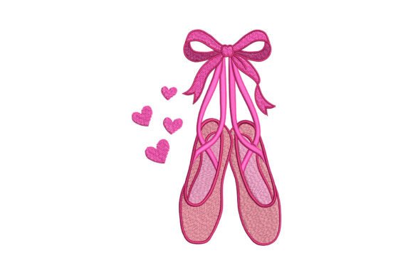 Ballet Shoes with Ribbons