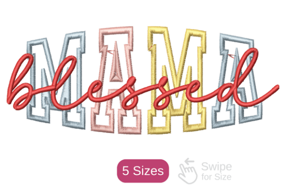 Blessed MAMA Applique