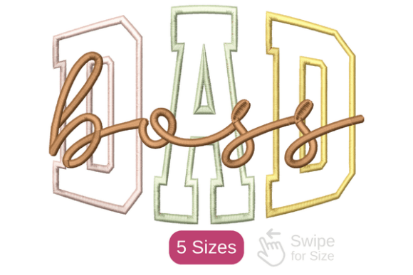 Boss DAD Applique