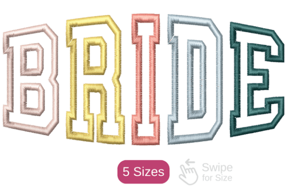 Bride Applique