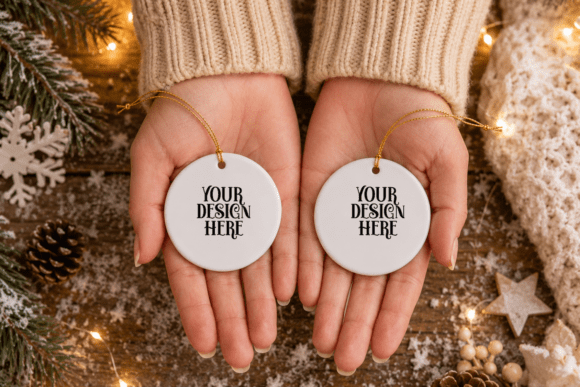Christmas Ornament Mockup