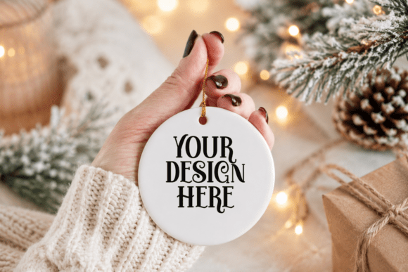 Christmas Ornament Mockup