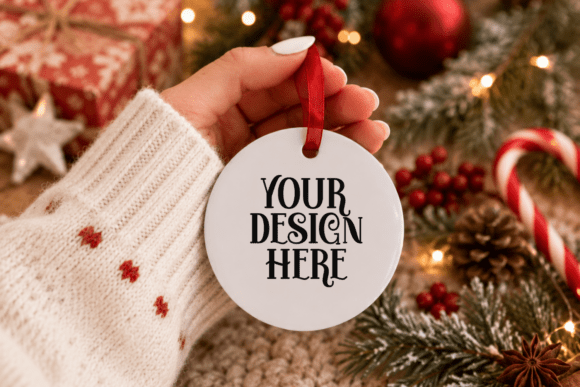 Christmas Ornament Mockup