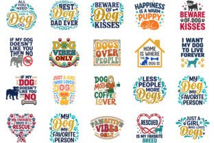 Cute Dog Lover SVG T-Shirt Bundle Design Graphic by raihan63388 ...