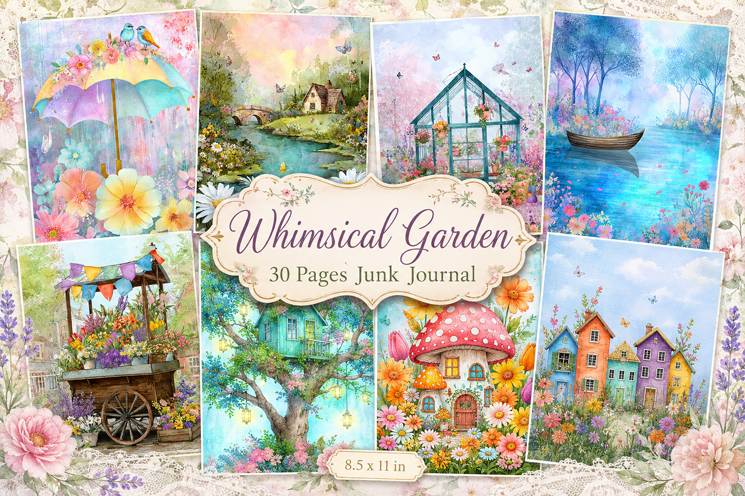 Enchanted Spring Garden Junk Journal