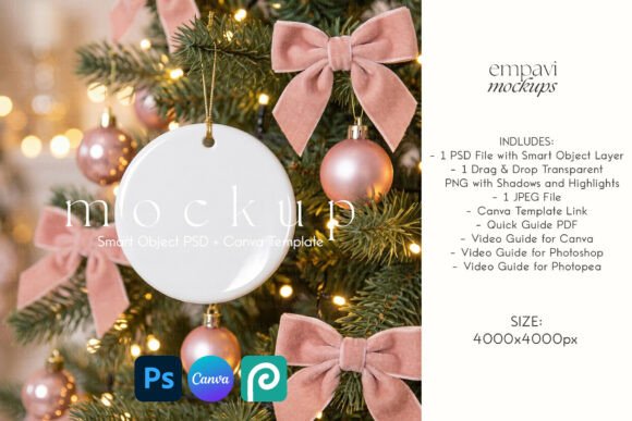 Family Ornament Mockup