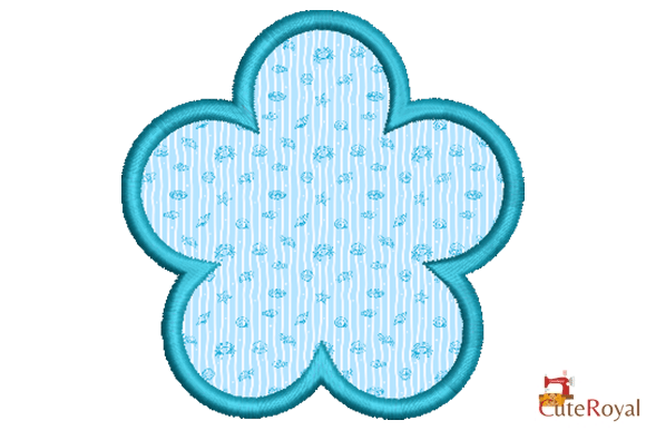 Flower Shape Applique - 4 Sizes