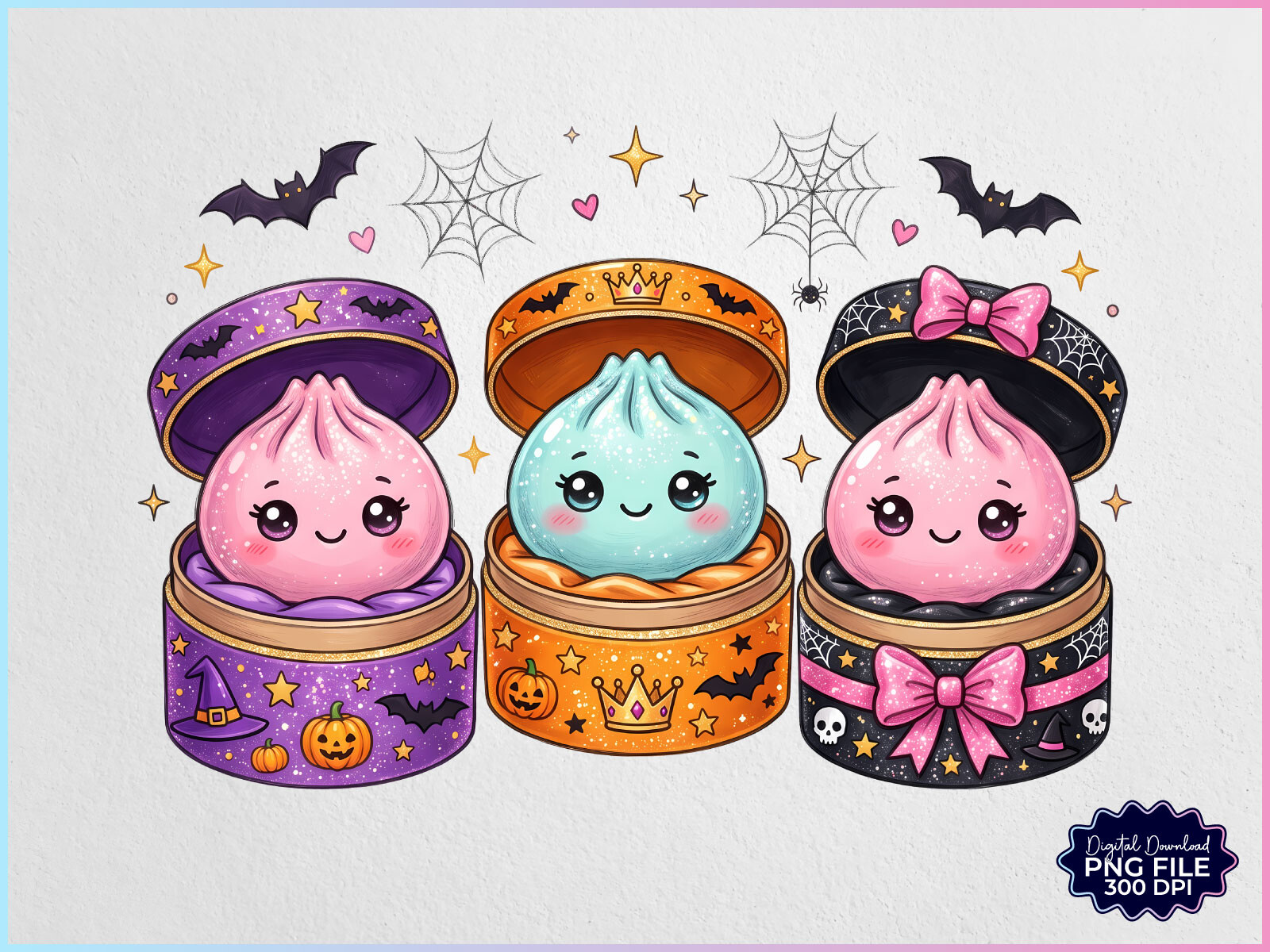 Halloween Spooky Dumpling PNG