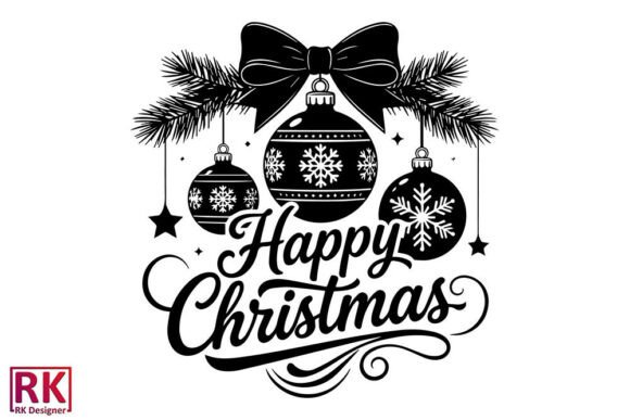 Happy Christmas Svg Graphics