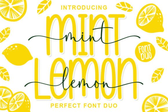Mint Lemon Duo Font