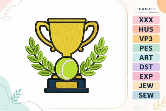 Tennis Champion Trophy Award