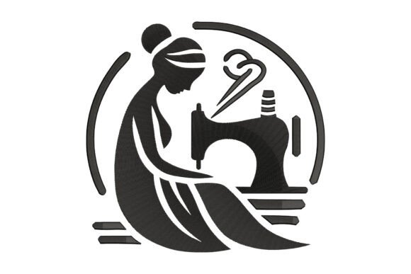 Women Sewing Logo