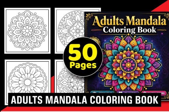 Adults Mandala Coloring Book