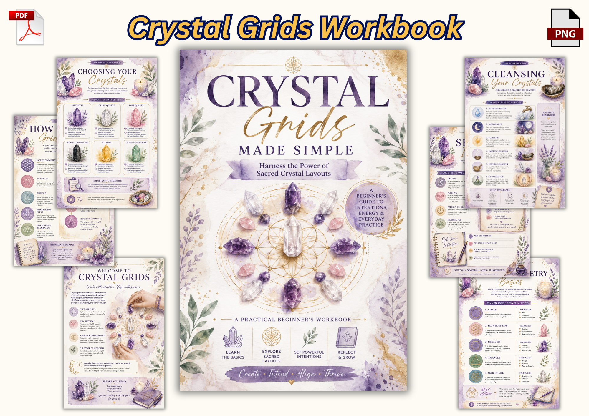 Crystal Grid Workbook