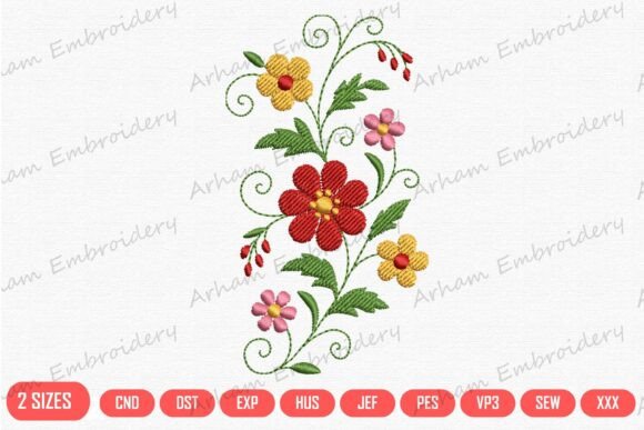 Elegant Floral Vine