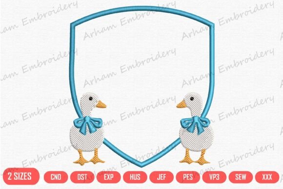 Goose Monogram Frame