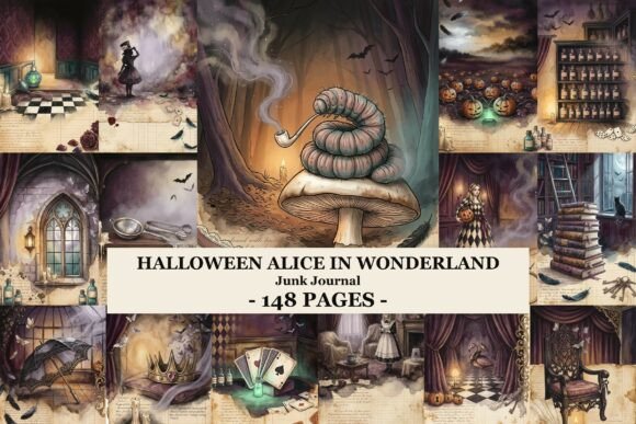 Halloween Alice in Wonderland