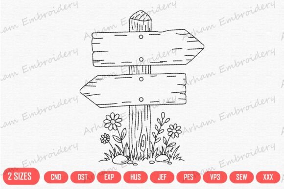 Rustic Direction Sign