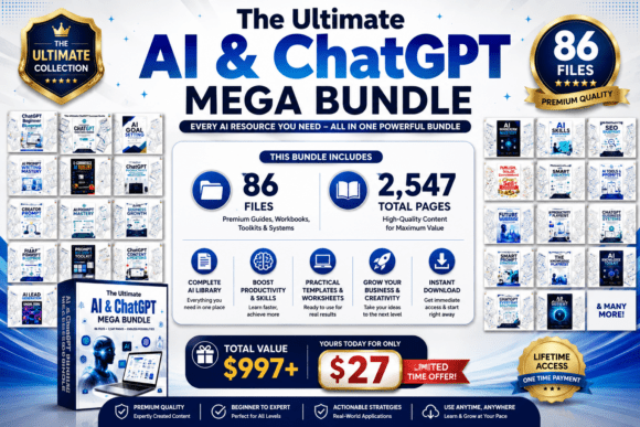 The Ultimate AI & ChatGPT Mega Bundle