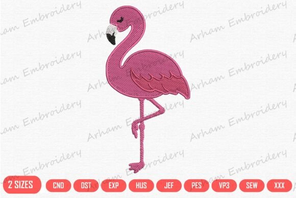 Tropical Pink Flamingo