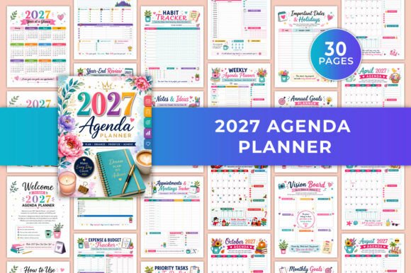 2027 Agenda Planner KDP Interiors