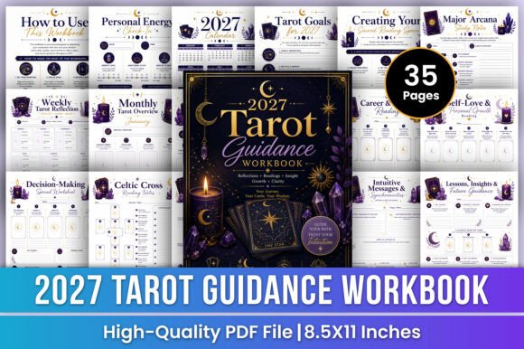 2027 Tarot Guidance Workbook | Spiritual