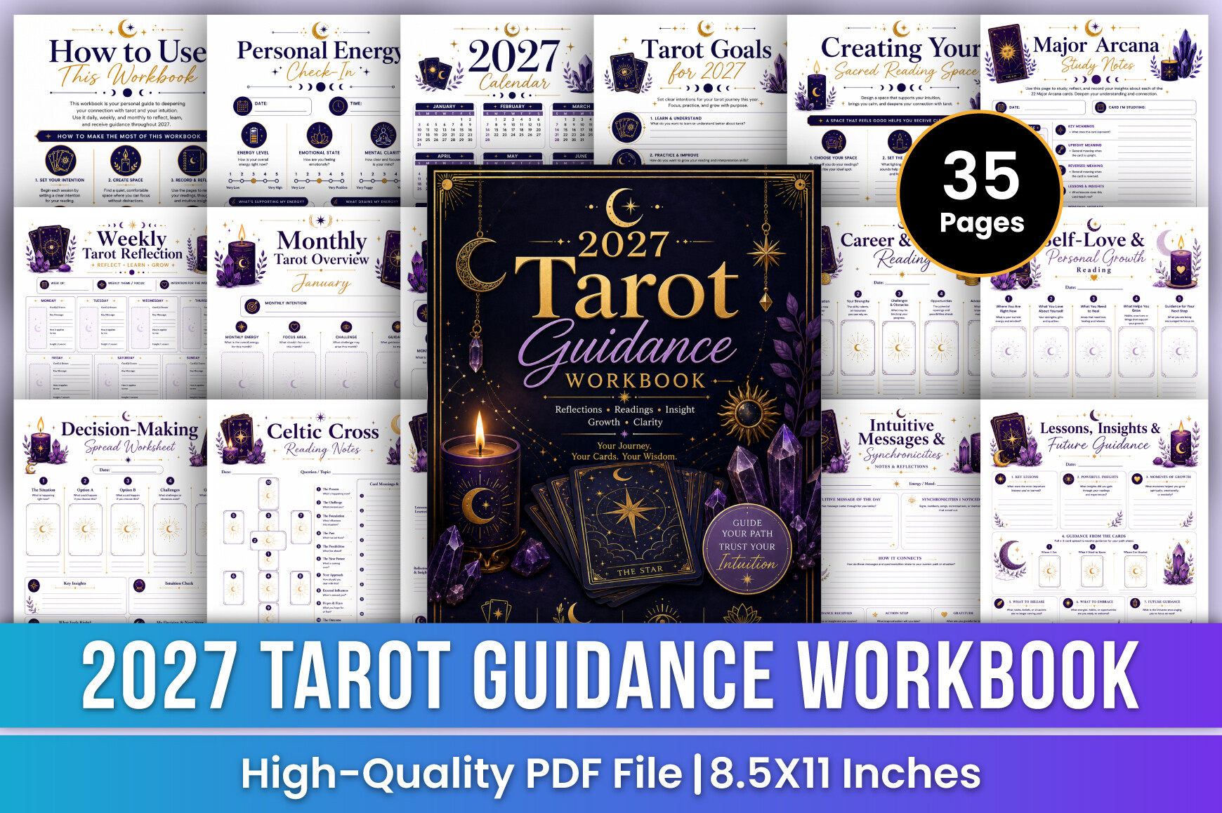 2027 Tarot Guidance Workbook | Spiritual