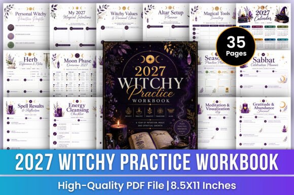 2027 Witchy Practice Workbook | Magical