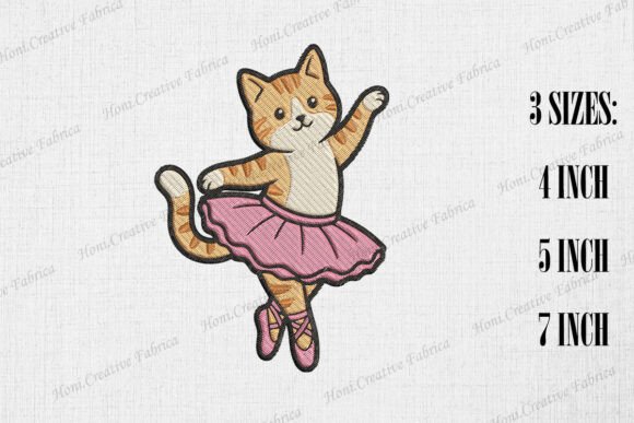 Ballerina Cat in Pink Tutu