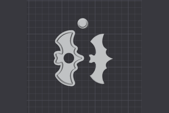 Bat Cake Pop Mold STL Files - Halloween Treats - Image 2