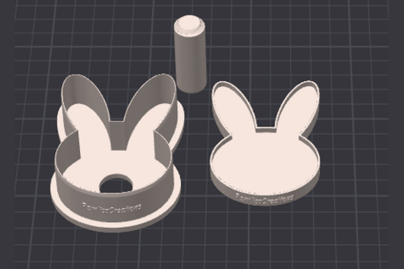 Bunny Head Cake Pop Mold STL Files - Easter Bunny Treats - Image 5
