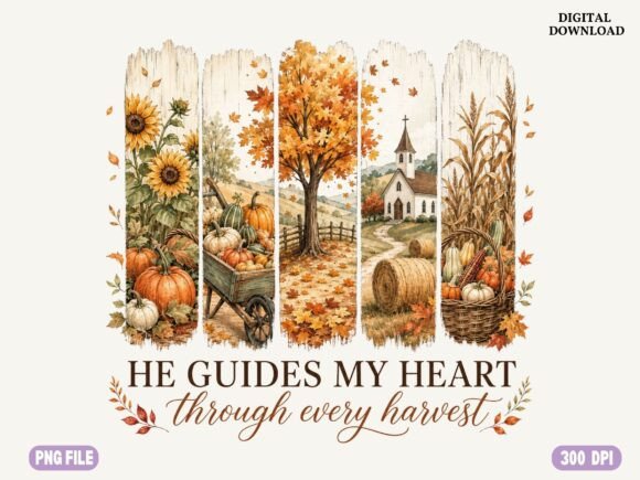 Christian Autumn Church PNG, Pumpkin Har