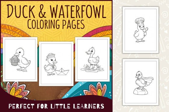 Duck & Waterfowl Coloring Pages